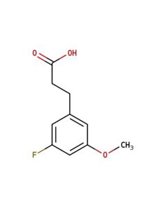 Astatech 3-(3-FLUORO-5-METHOXY-PHENYL)-PROPIONIC ACID; 5G; Purity 95%; MDL-MFCD18397061